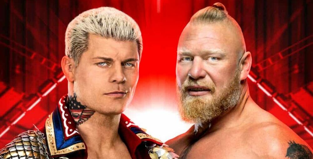 Wwe Raw April 10 2023 Cody Rhodes & Brock Lesnar Banner