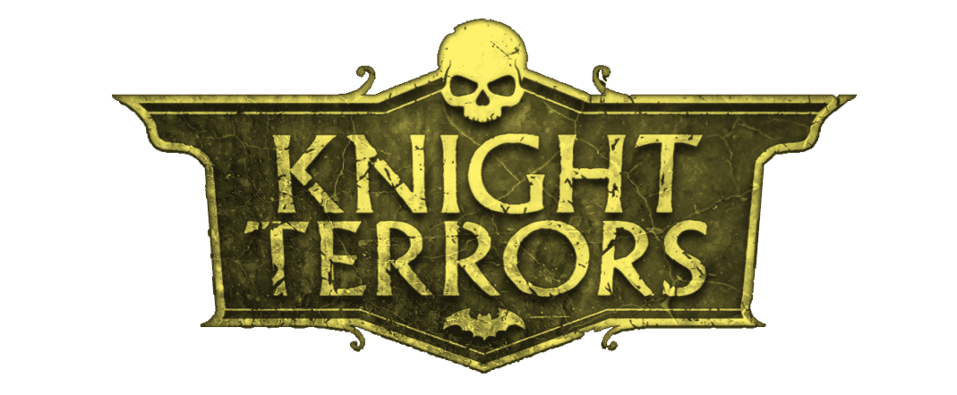Knight Terrors logo yellow gold