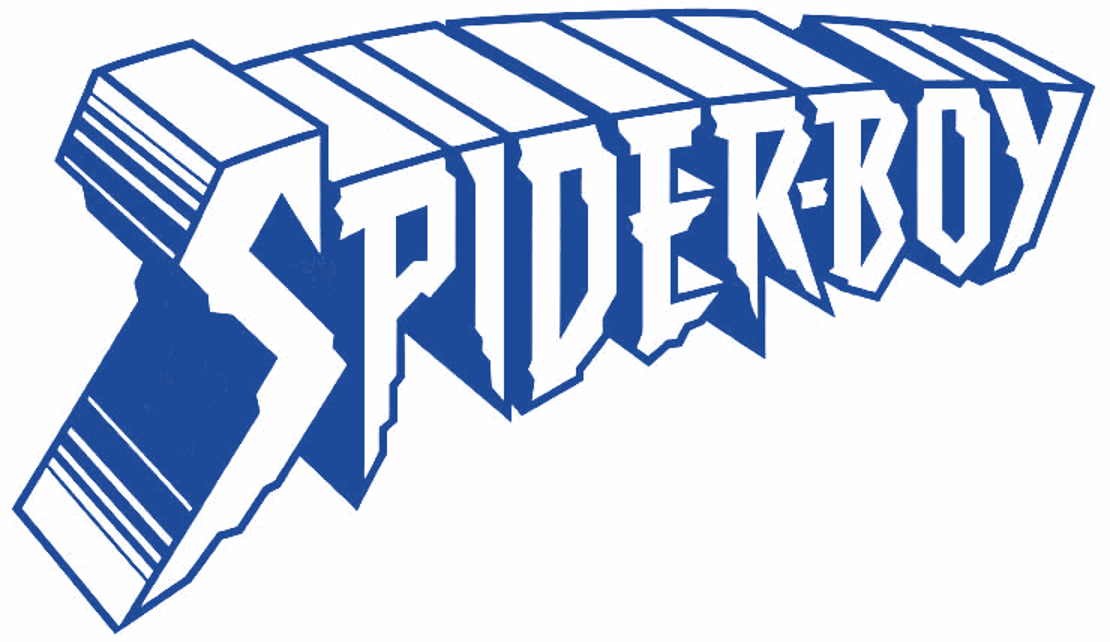 Spider-Boy logo blue
