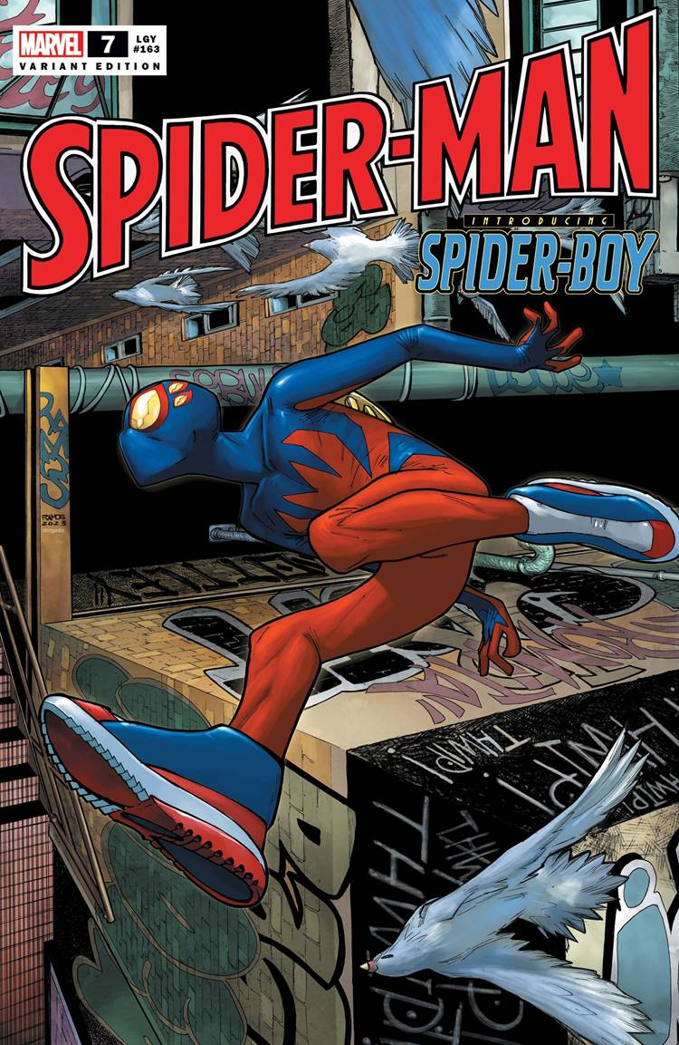 Spider-Man #7 spoilers 0-5 Humberto Ramos with Spider-Boy