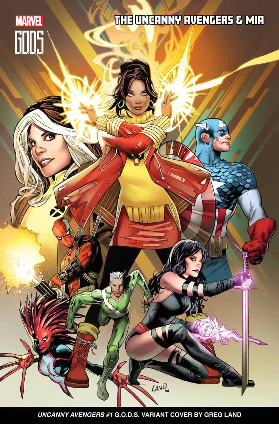 5 Uncanny Avengers #1 G.O.D.S. variant