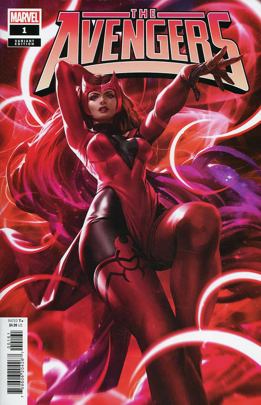 Avengers #1 spoilers 0-6 Derrick Chew with Scarlet Witch
