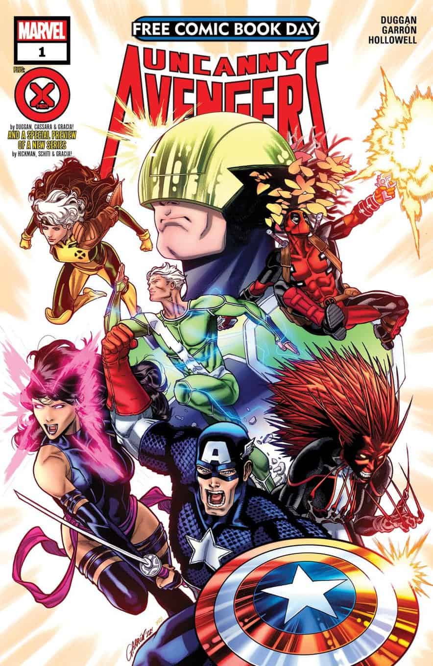 Avengers X-Men FCBD 2023 solicitations spoilers 0-1 Uncanny Avengers