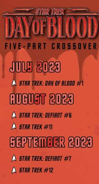 FCBD 2023 Star Trek Day of Blood Prelude #1 spoilers 10-1 Star Trek Day of Blood Checklist