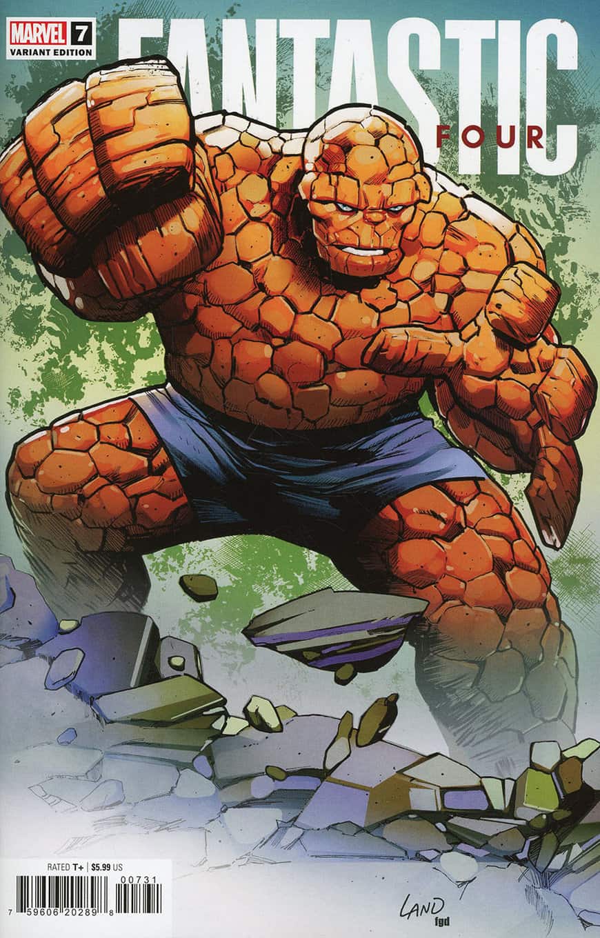 Fantastic Four #7 FF #700 spoilers 0-3 Greg Land The Thing