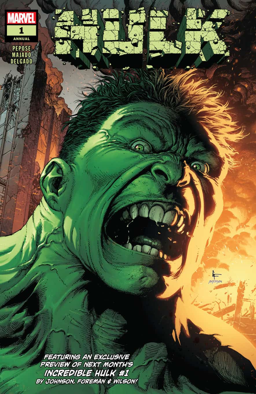 Hulk #1 spoilers 0-1 Gary Frank