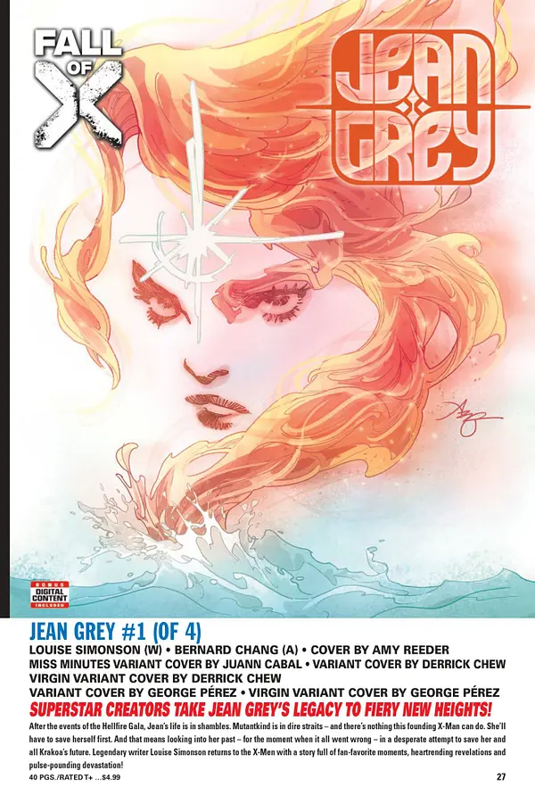 Jean Grey #1 A