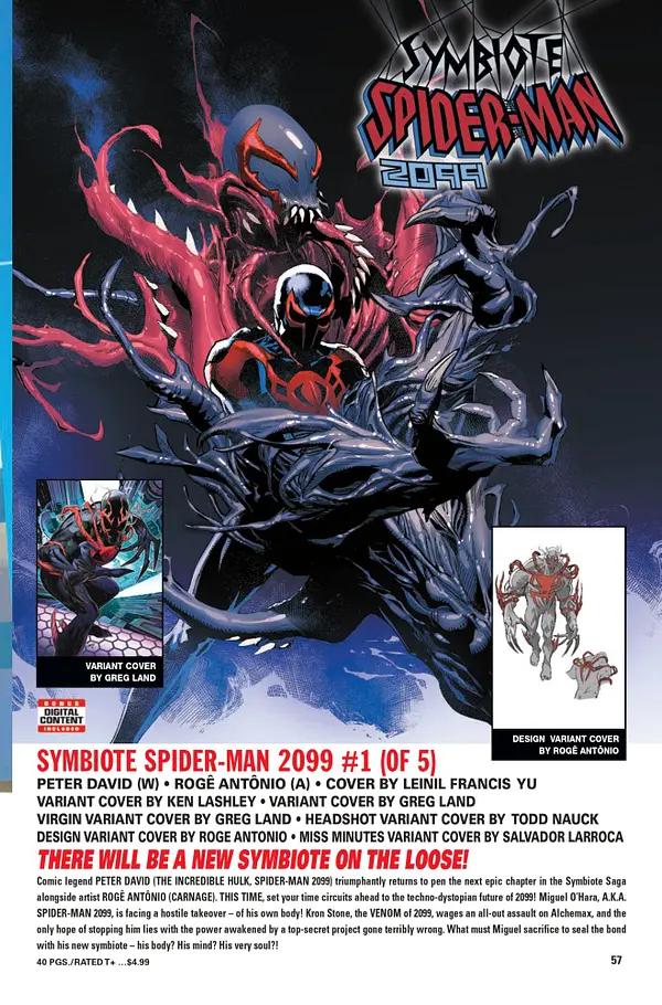 Symbiote Spider-Man 2099 #1 A