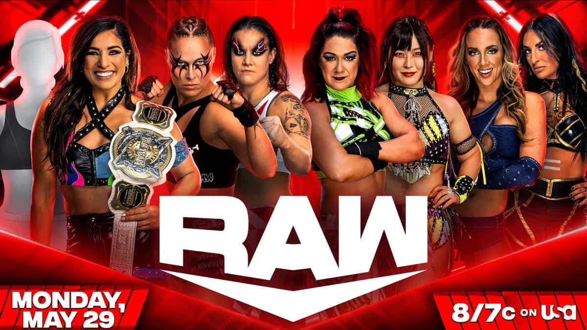 WWE Women's Tag Team Championship Fatal 4-Way WWE Raw May 29 2023