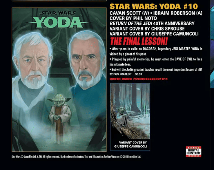 Z Star Wars Yoda #10 A