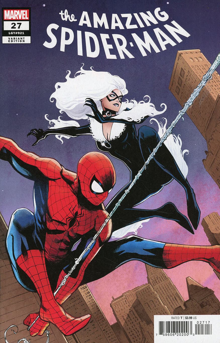 Amazing Spider-Man #27 spoilers 0-5 Lee Garbett with Black Cat