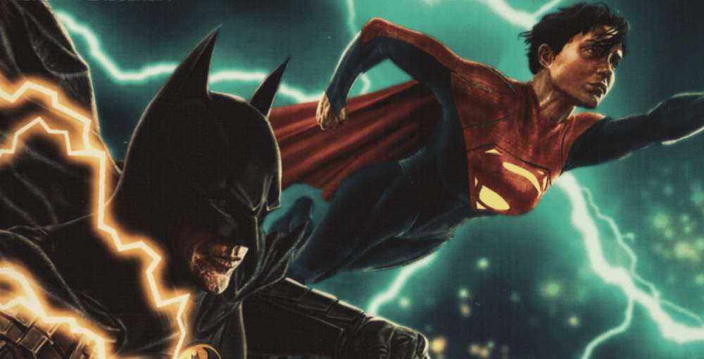 Batman #136 Banner Lee Bermejo With The Flash Movie And Supergirl Variant Cover Art Final