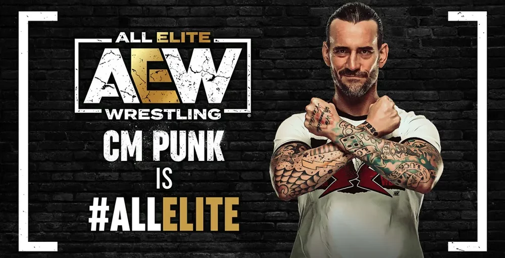 Cm Punk Is All Elite With Aew