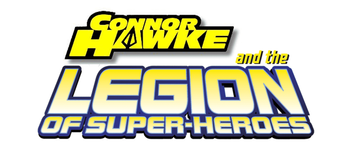 Connor Hawke & The Legion of Super-Heroes logo Green Arrow & LOSH