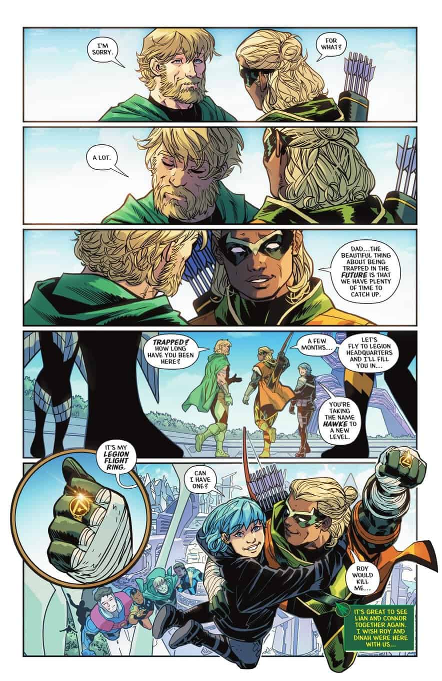 Green Arrow #3 spoilers 2 LOSH