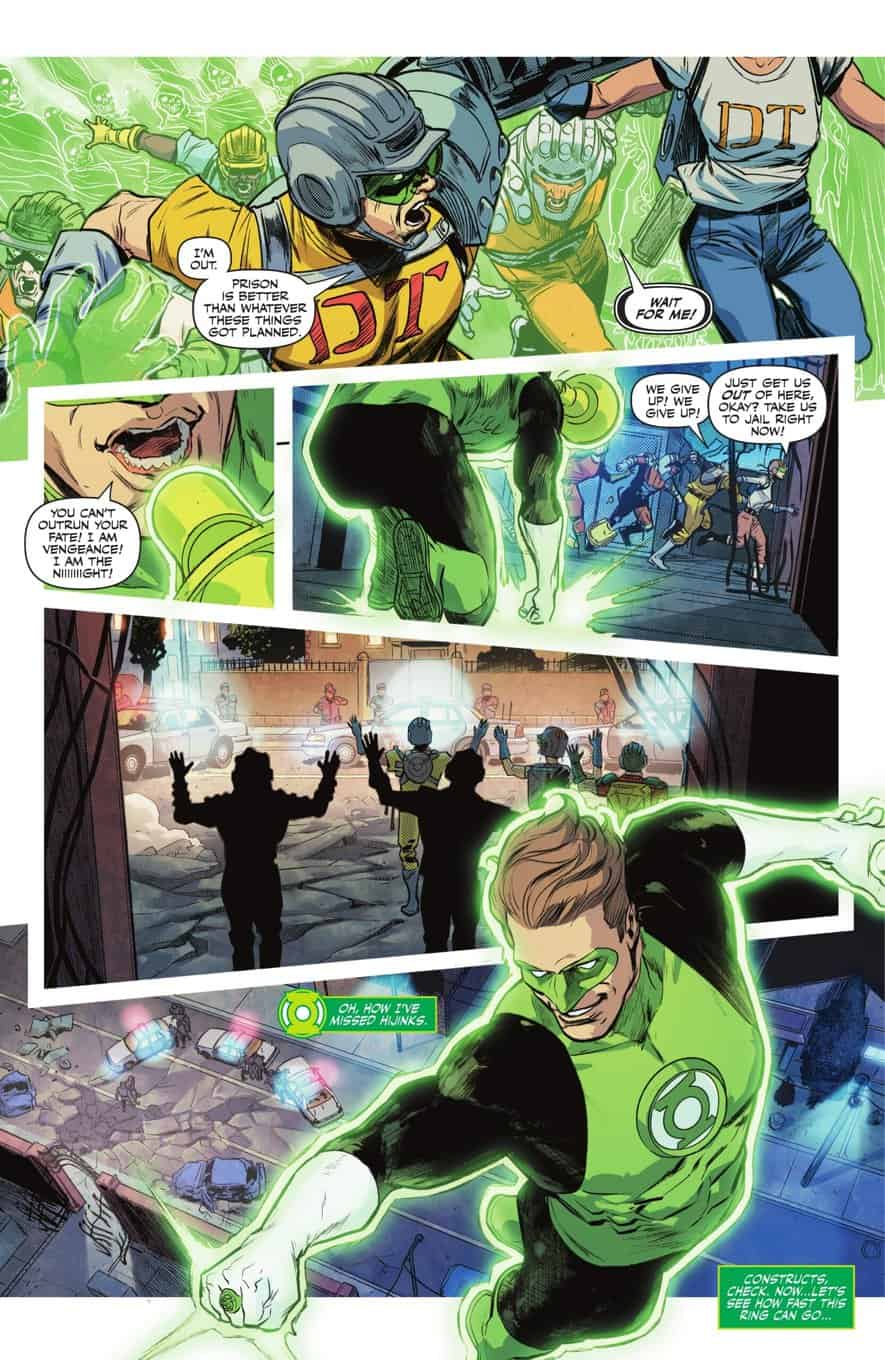 Green Lantern #2 spoilers 7 Demolition Team