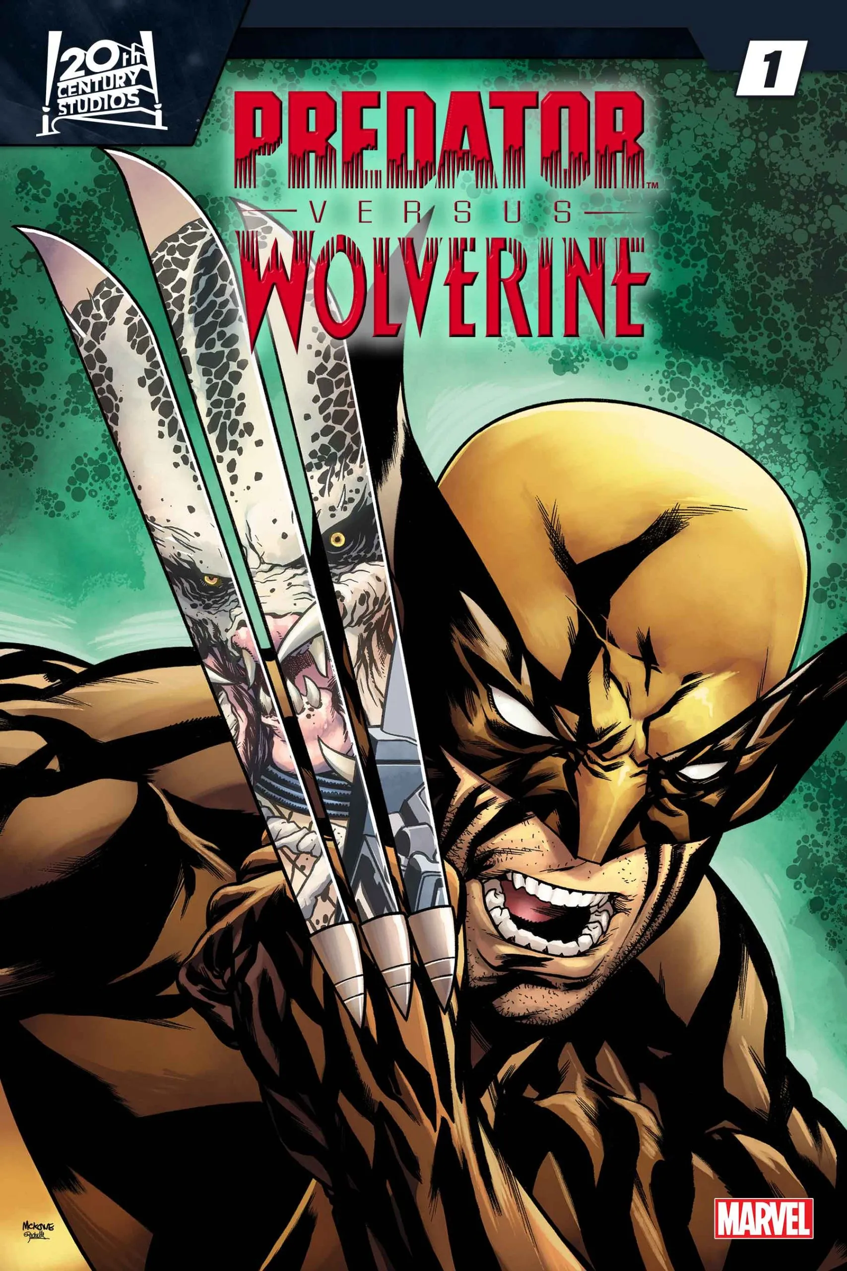 Predator vs. Wolverine #1 B Mike McKone