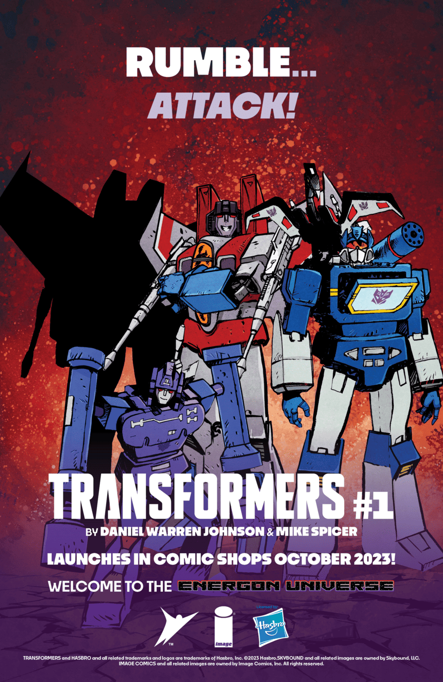 Transformers #1 Decepticons Rumble