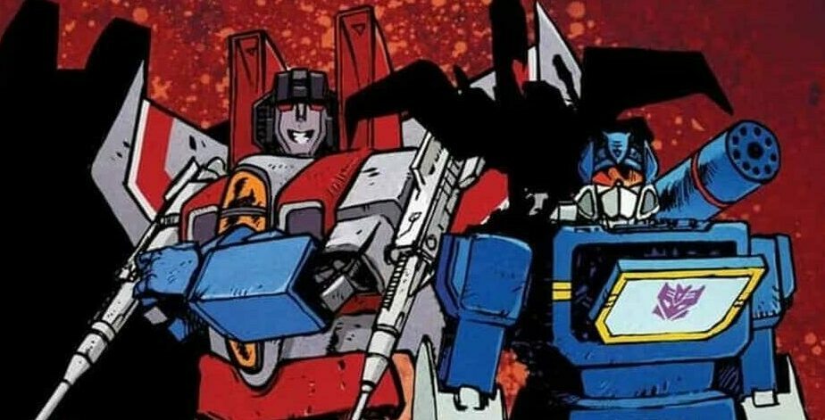 Transformers #1 Starscream & Soundwave Banner Decepticons