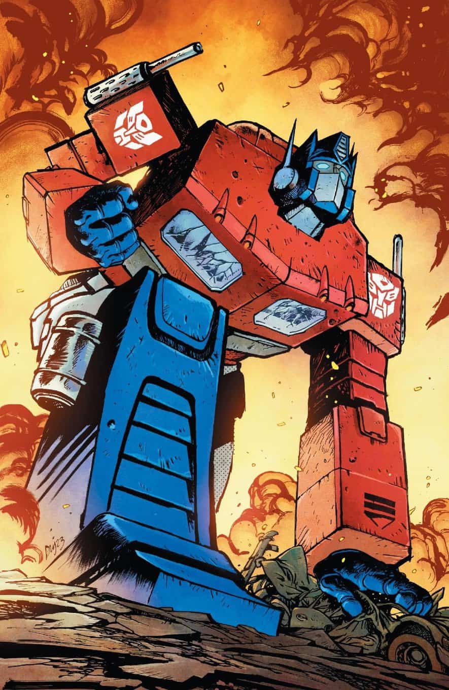 Transformers #1 cover Daniel Warren Johnson