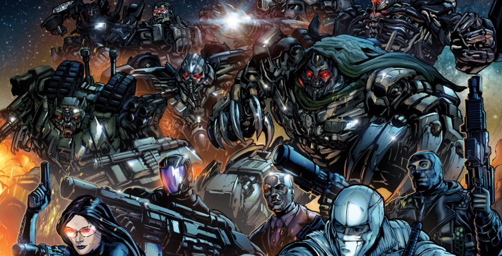 Transformers G.I. Joe banner Cobra Decepticons