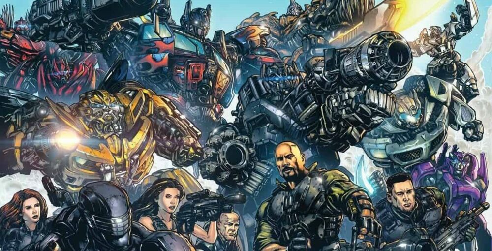 Transformers G.I. Joe film movie banner