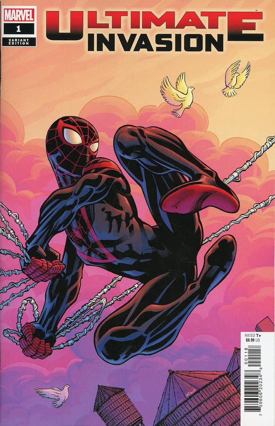 Ultimate Invasion #1 spoilers 0-8 Ed McGuinness with Spider-Man Miles Morales