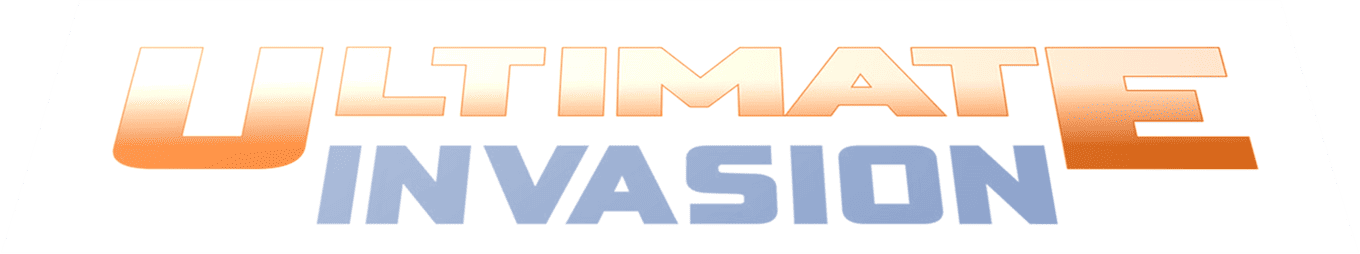 Ultimate Invasion logo orange & blue