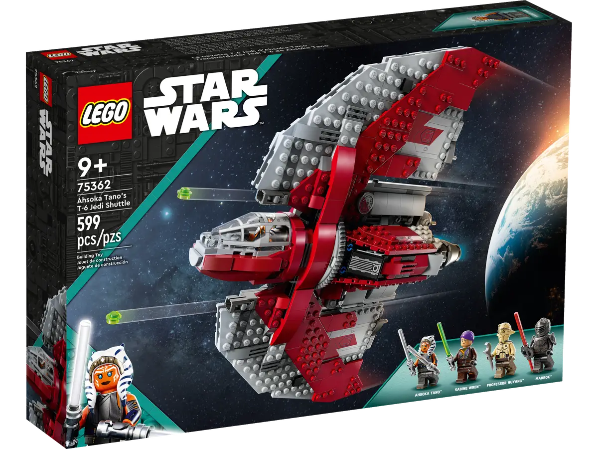 Ahsoka Tano's T-6 Jedi Shuttle Star Wars Lego 2 SDCC 2023