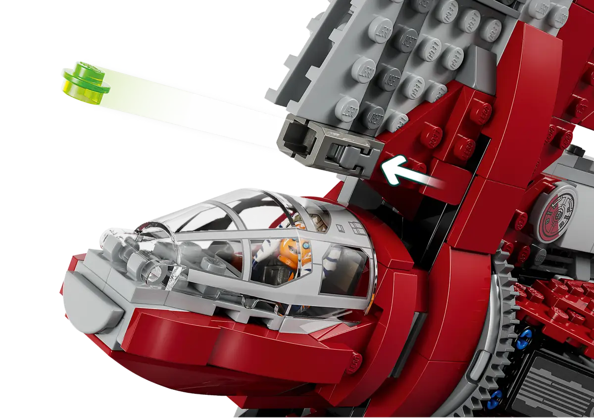 Ahsoka Tano's T-6 Jedi Shuttle Star Wars Lego 5 SDCC 2023