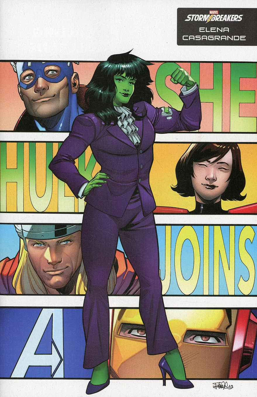 Amazing Spider-Man #28 spoilers 0-3 Elena Casagrande Stormbreakers with She-Hulk & Avengers