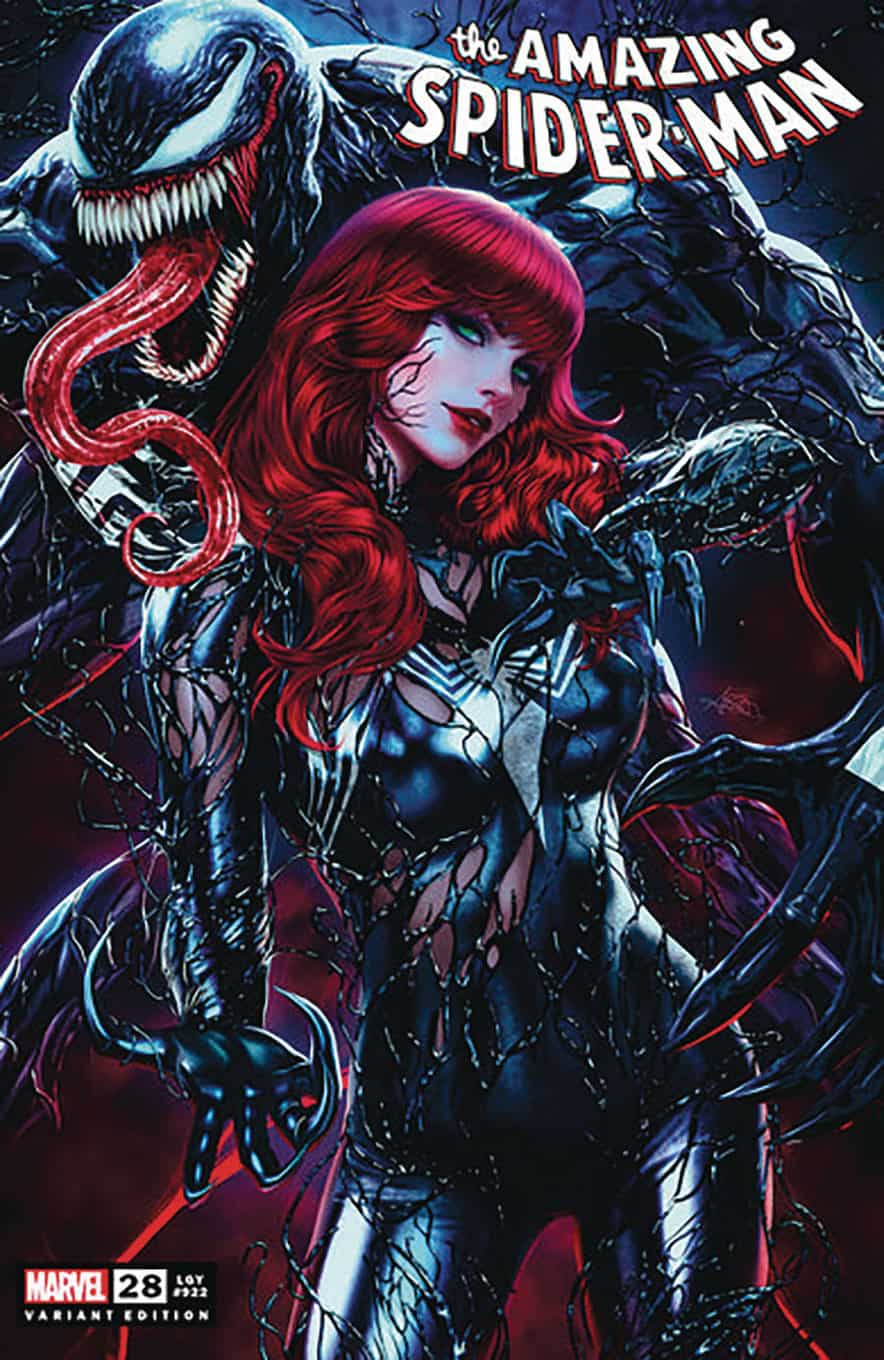 Amazing Spider-Man #28 spoilers 0-5 Ariel Diaz with Mary Jane Watson & Venom