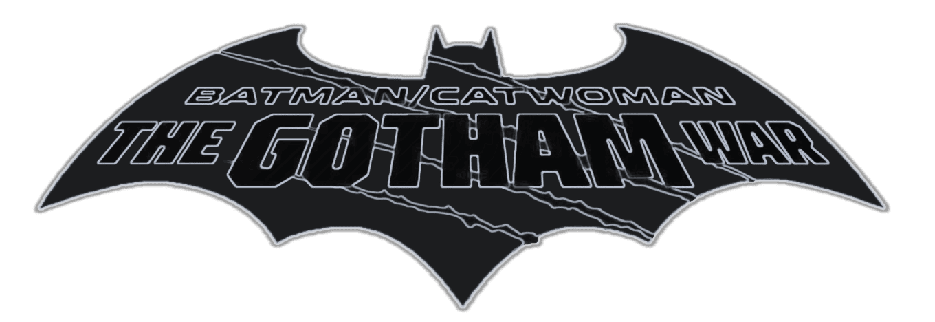 Batman Catwoman The Gotham War logo black