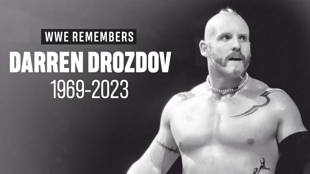 Droz RIP WWE