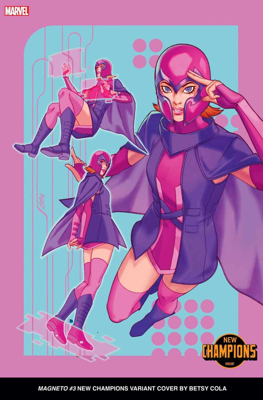 MAGNETO #3 New Champions Variant Cover by Betsy Cola