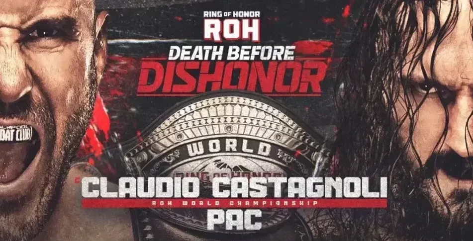 Roh Death Before Dishonor 2023 Roh World Championship Match Main Event Banner