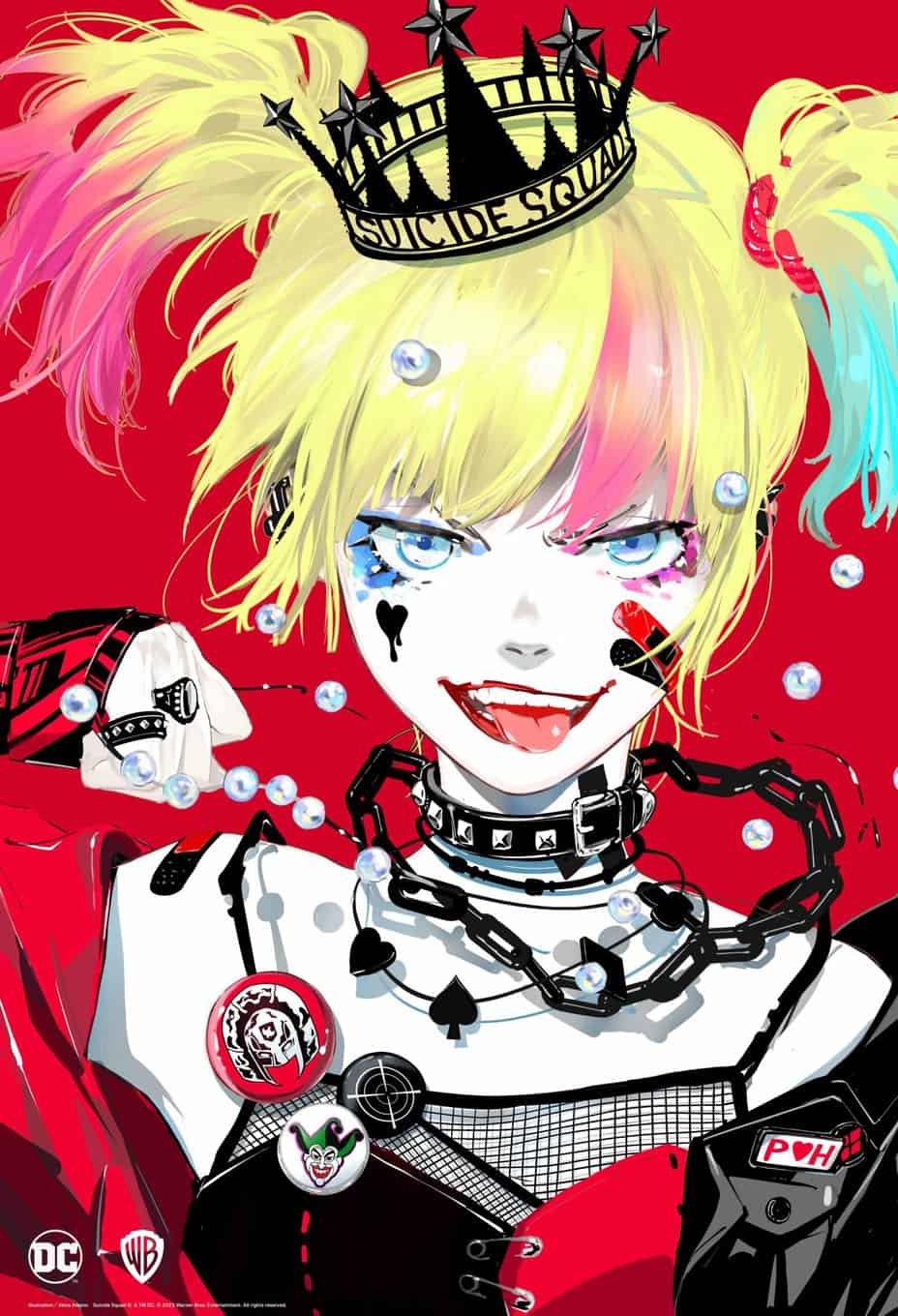 SUICIDE SQUAD ISEKAI ANNOUNCEMENT poster Harley Quinn
