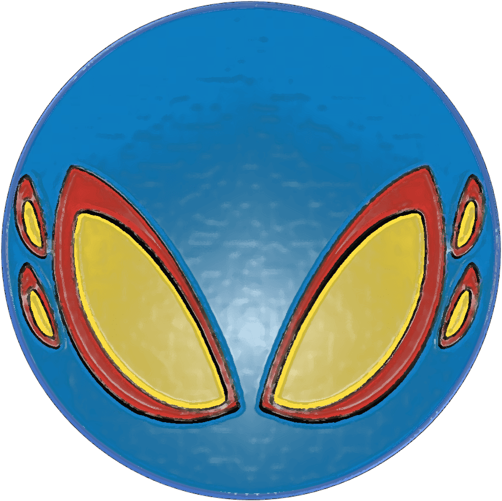 Spider-Boy logo symbol shiny