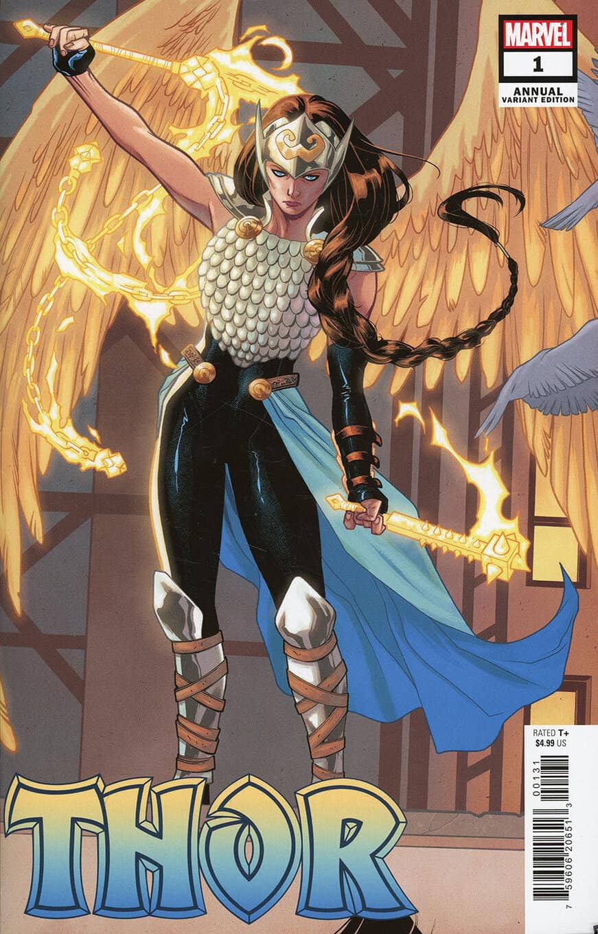 Thor Annual 2023 #1 spoilers 0-6 Elena Casagrande Women Of Marvel Variant Cover with Valkyrie