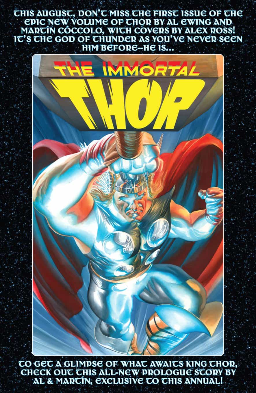 Thor Annual 2023 #1 spoilers 1 Immortal Hulk prologue