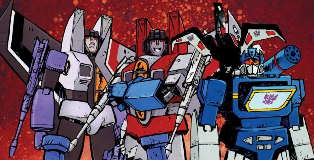 Transformers #1 Banner Decepticons