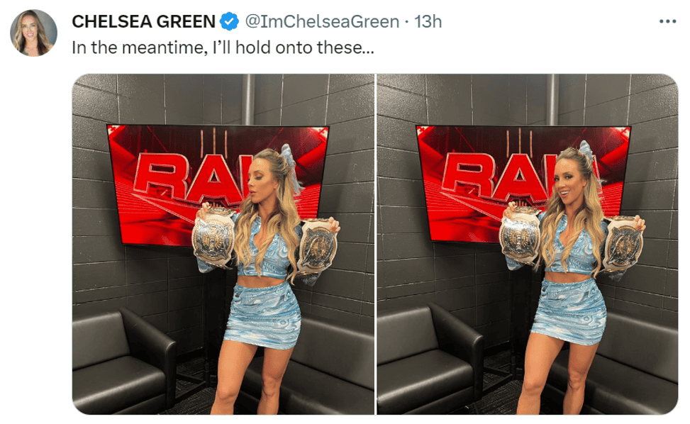 Chelsea Green responds to WWE TMZ August 7 2023 Sonya Deville ACL injury