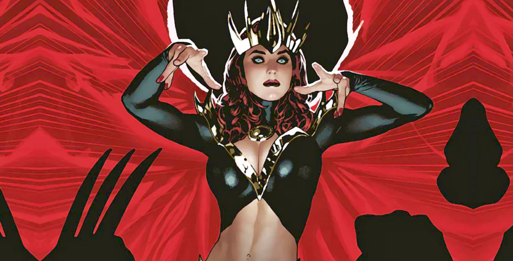 SCARLET WITCH 1 ADAM HUGHES VIRGIN VARIANT– The Comic Mint