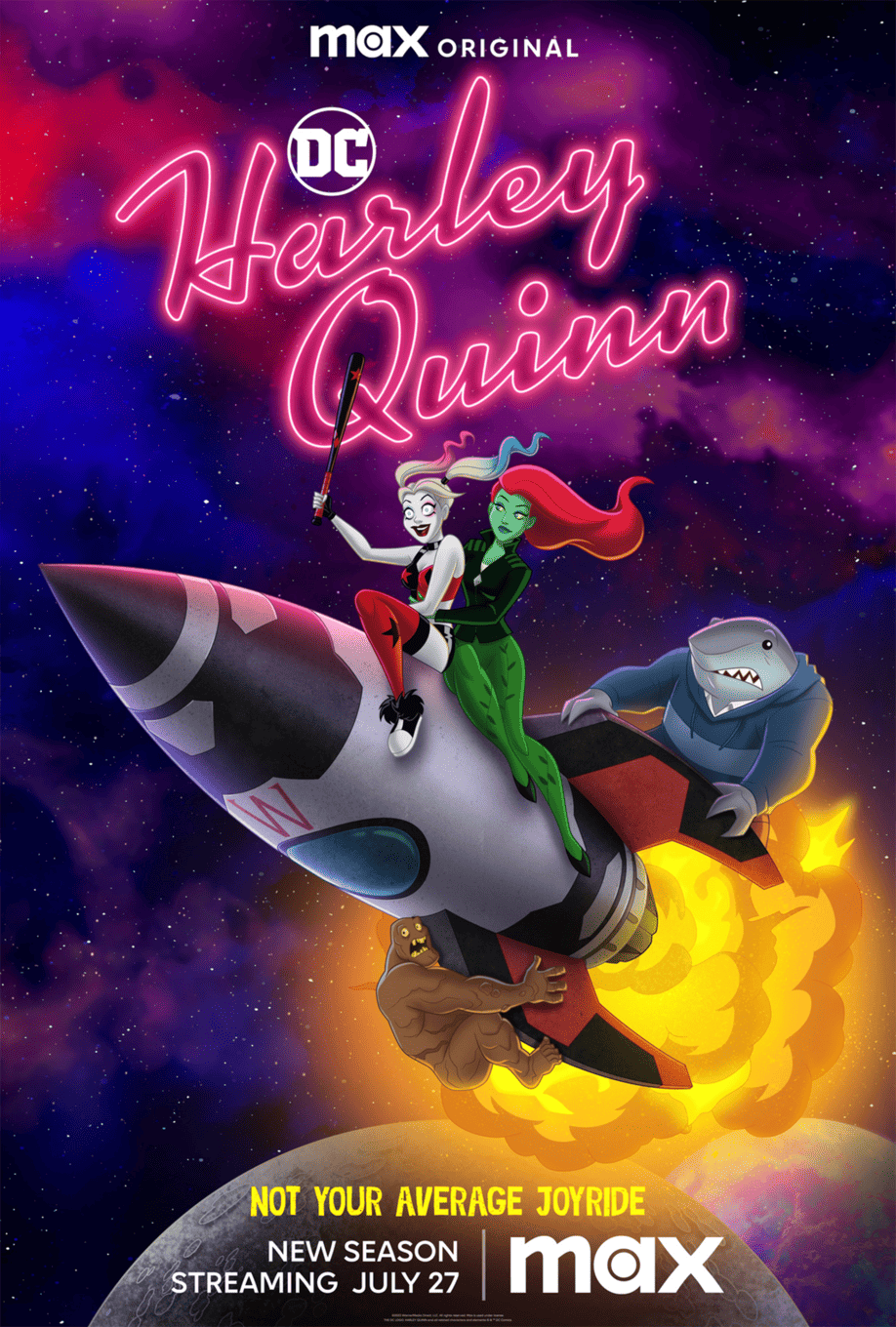 Harley Quinn Season 4 poster art DC Max