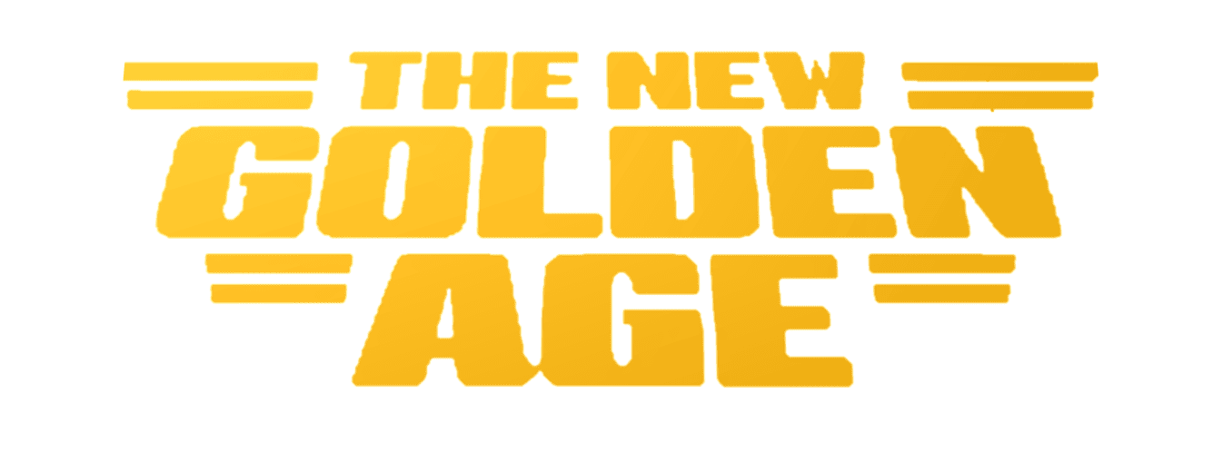 The New Golden Age logo gold