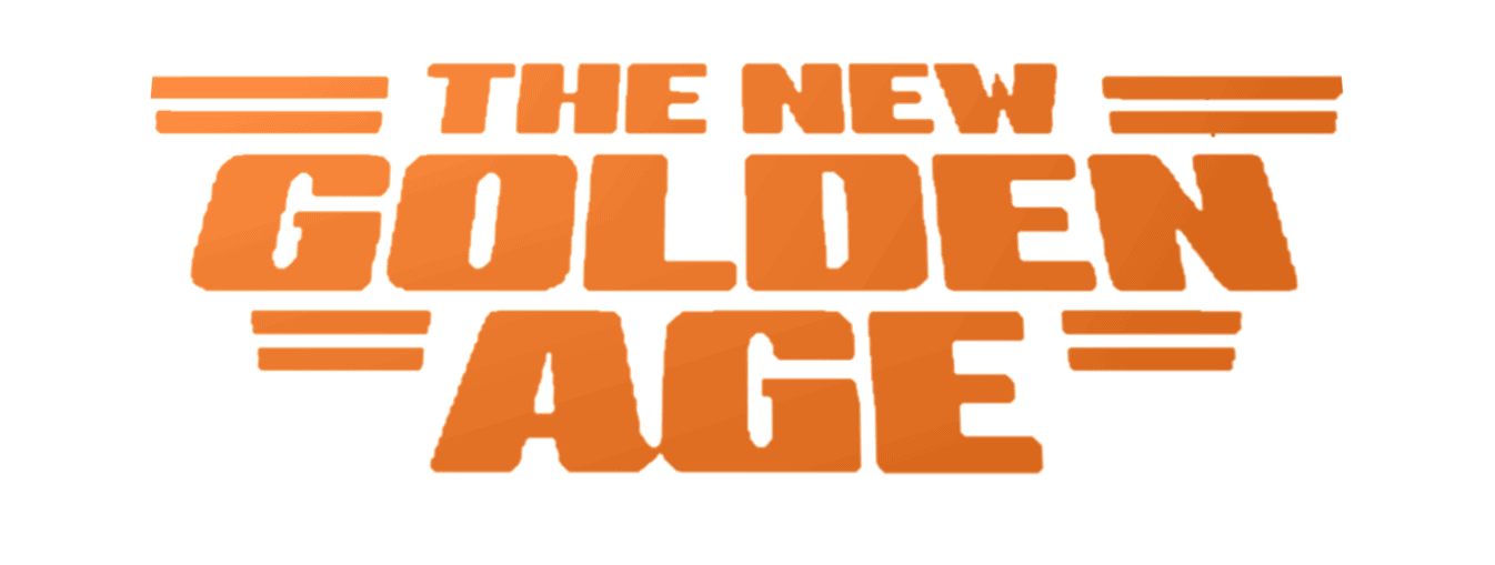 The New Golden Age logo orange