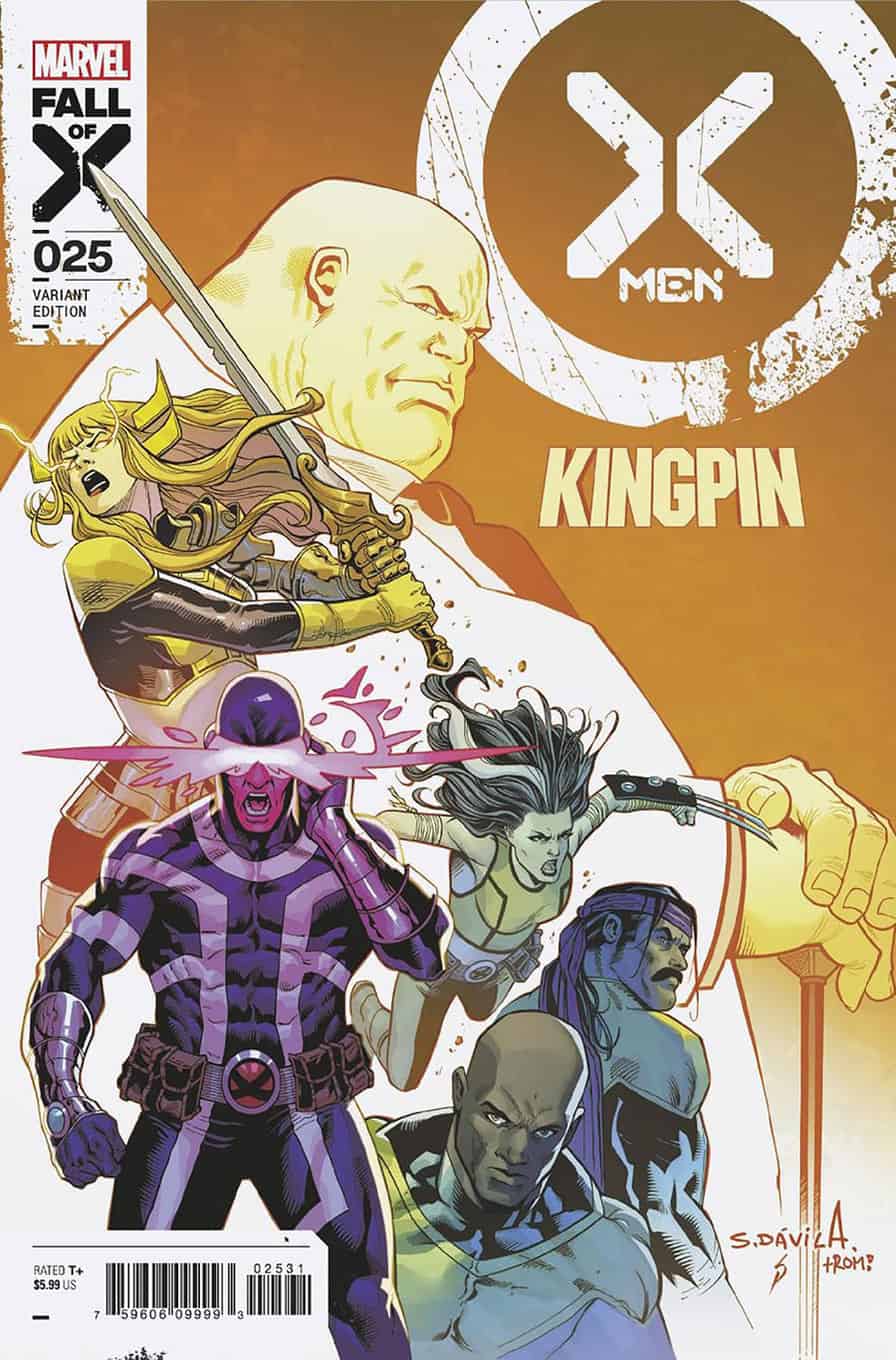 X-Men #25 spoilers 0-4 Sergio Davila with Kingpin
