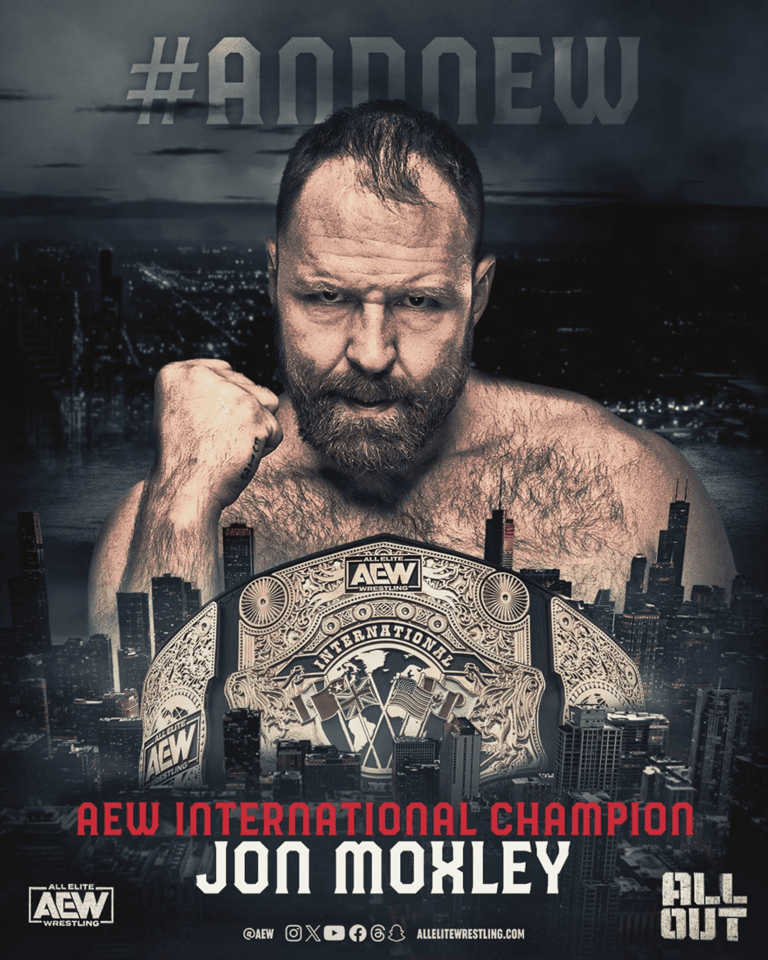 AEW All-Out 2023 #AndNew AEW International Champion Jon Moxley