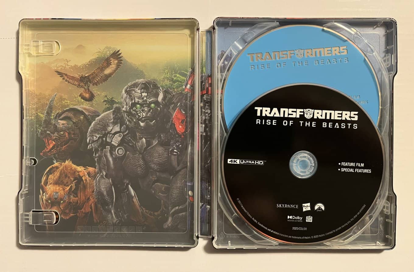 4K Blu-ray Review: Transformers: Rise of the Beasts (Limited Edition  Steelbook) – Inside Pulse