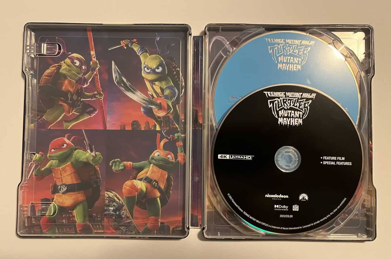 Teenage Mutant Ninja Turtles: Mutant Mayhem 4K Ultra and Blu-ray